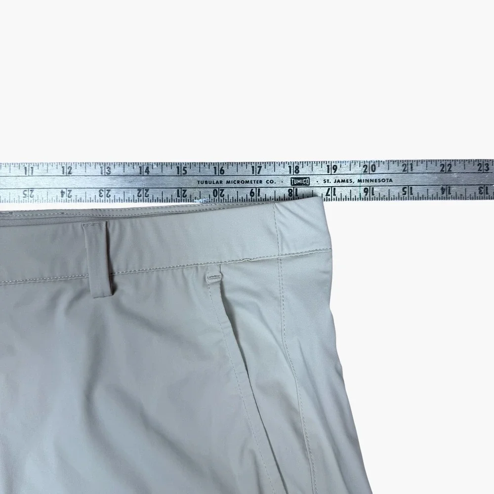 Infinity Linearflex Mens Performance Golf Shorts Black Khaki Tan Size 38 2 Lot